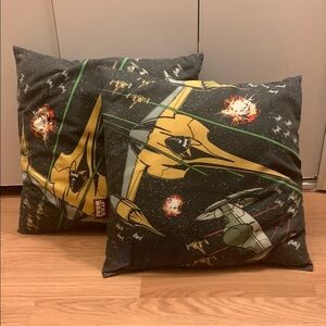 Two Vintage Star Wars Pillows